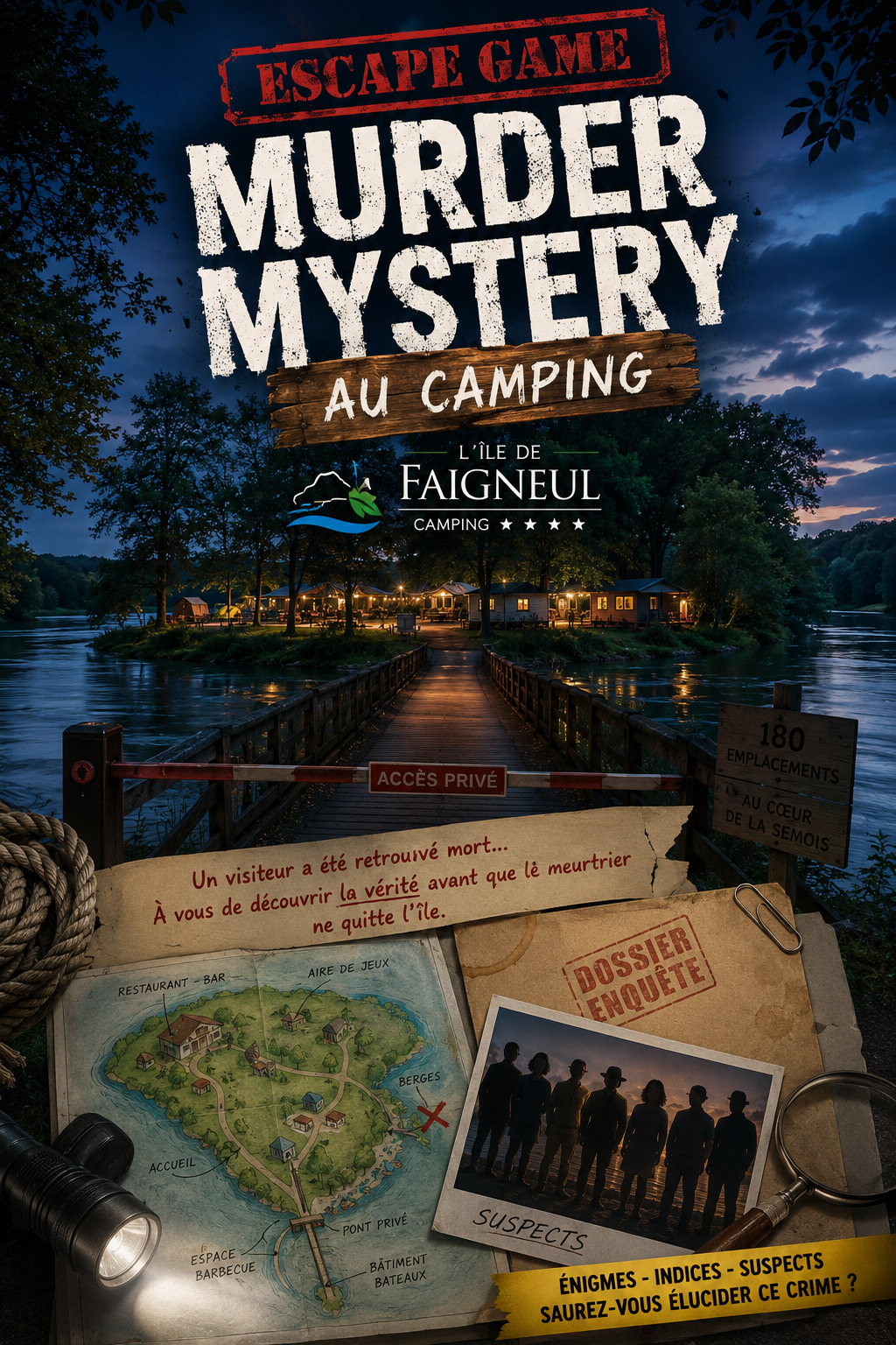 Murder Mystery à Île de Faigneul